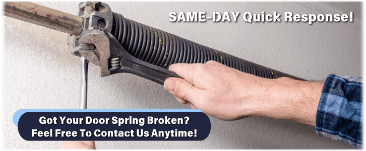 Broken Garage Door Spring Chesapeake VA