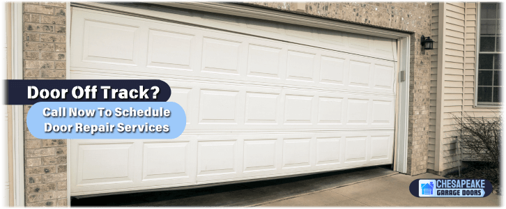 Garage Door Off Track In Chesapeake VA